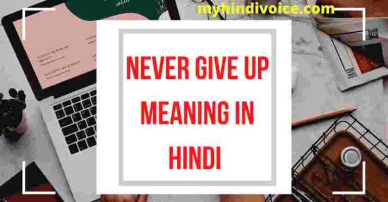 Give Up Meaning In Punjabi